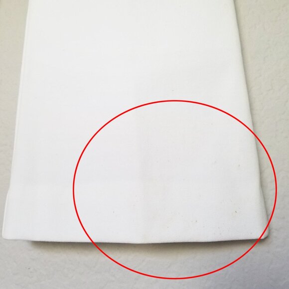 Vintage St. John Sport Essentials Marie Gray White Jeans 12 Cotton Spandex Wide - Picture 15 of 16